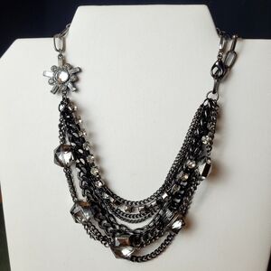 Vera Wang adjustable rhinestone necklace